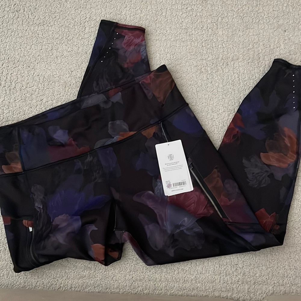 Athleta Rainier Tight Floral Leggings XL